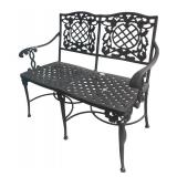 FP - Vintage Metal Outdoor Bench