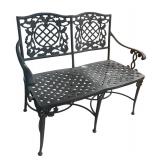 FP - Vintage Metal Outdoor Bench