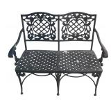 FP - Vintage Metal Outdoor Bench
