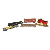FR - Set of 6 Vintage Model Train Cars in Assorted Styles