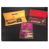 FR - Collection of 3 Vintage Medical Kits with Instruments