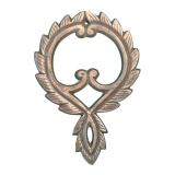 FR - Collection of 6 Vintage Metal Trivets Assorted Designs