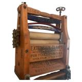 K - Antique Horse Shoe Brand Royal Clothes Wringer with Extension Clamps