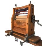 K - Antique Horse Shoe Brand Royal Clothes Wringer with Extension Clamps