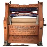 K - Antique Horse Shoe Brand Royal Clothes Wringer with Extension Clamps