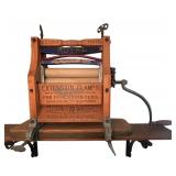 K - Antique Horse Shoe Brand Royal Clothes Wringer with Extension Clamps