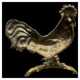 FR - Vintage Cast-Iron Chicken Doorstop