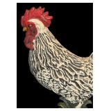 FR - Vintage Cast-Iron Chicken Doorstop