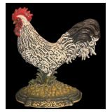 FR - Vintage Cast-Iron Chicken Doorstop