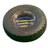 FR - Vintage Goodyear Tire Ashtray with Glass Insert