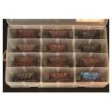 FR - Set of 12 Vintage HO Scale Model Train Hopper Cars