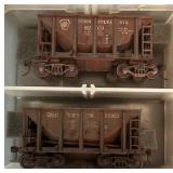 FR - Set of 12 Vintage HO Scale Model Train Hopper Cars