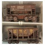 FR - Set of 12 Vintage HO Scale Model Train Hopper Cars