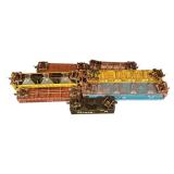 FR - Collection of 7 Vintage HO Scale Model Train Freight Cars