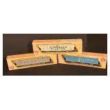 FR - Set of 3 International Hobby Corp HO Scale Model Train Freight Cars