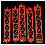 FR - Set of 5 Southern Pacific Double Stack Model Train Cars