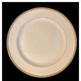 FR - Set of 8 Lenox Dinner Plates with Gold Trim