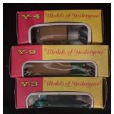 FR - Set of 3 Matchbox Models of Yesteryear Diecast Cars