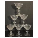 FR - Set of 6 Birr by Hawkes Vintage Cut Crystal Stemware