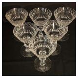 FR - Set of 6 Birr by Hawkes Vintage Cut Crystal Stemware