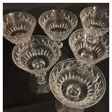FR - Set of 6 Birr by Hawkes Vintage Cut Crystal Stemware