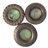 FR - Set of 3 Vintage Goodyear Tire Ashtrays