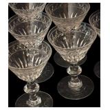 FR - Set of 6 Hawkes Birr Crystal Stemware Glasses