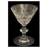 FR - Set of 6 Hawkes Birr Crystal Stemware Glasses