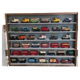 LL - Matchbox Vehicle Collection in Display Case