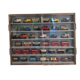LL - Matchbox Vehicle Collection in Display Case
