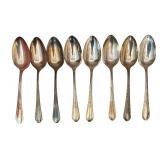 FR - Vintage Genesee Silver Plate Flatware Set with Serving Pieces