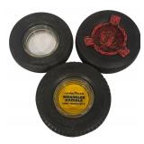 LL - Set of 3 Vintage Tire Ashtrays Goodyear, Firestone and BFGoodrich