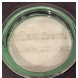 LL - Vintage Goodrich Silvertowns Uranium Glass Tire Ashtray