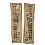 LL - Variety of Model Train Turnouts and Track Pieces