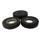 LL - Set of 3 Vintage Goodyear Tire Ashtrays