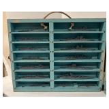 LL - Vintage H.A. Framburg & Co. British Miniature Ship Models in Display Case / Set of WW2 Ship Recognition Models