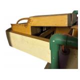 LL - Large Vintage Wooden Model Boat in Display Stand