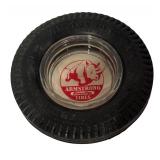 LL - Set of 3 Vintage Tire Ashtrays - General and Armstrong