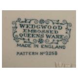 LL - Set of 9 Wedgwood Embossed Queens Ware Plates