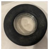 LL - Set of 5 Vintage Tire Ashtrays - Firestone, Cooper, BFGoodrich and More