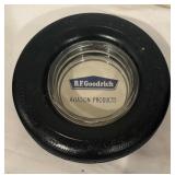 LL - Set of 5 Vintage Tire Ashtrays - Firestone, Cooper, BFGoodrich and More