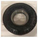 LL - Set of 5 Vintage Tire Ashtrays - Firestone, Cooper, BFGoodrich and More