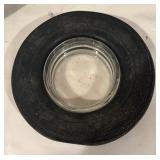 LL - Set of 5 Vintage Tire Ashtrays - Firestone, Cooper, BFGoodrich and More