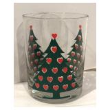 LL - Set of 6 Festive Christmas Tree Glasses