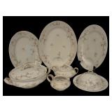 LL - Theodore Haviland Limoges France Serving Set with Platters, Casserole Dish, Covered Butter Dish and More