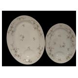 LL - Vintage Theodore Haviland Limoges France Serving Set with Platters, Casserole, Gravy Boat and More