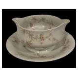 LL - Vintage Theodore Haviland Limoges France Serving Set with Platter, Casseroles, Gravy Boat and Sugar Dish