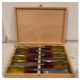 LL - Sheffield Marples England 6-Piece Chisel Set with Wooden Case