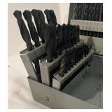 LL - Large Indexed Drill Bit Set in Metal Case