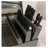 LL - Large Indexed Drill Bit Set in Metal Case